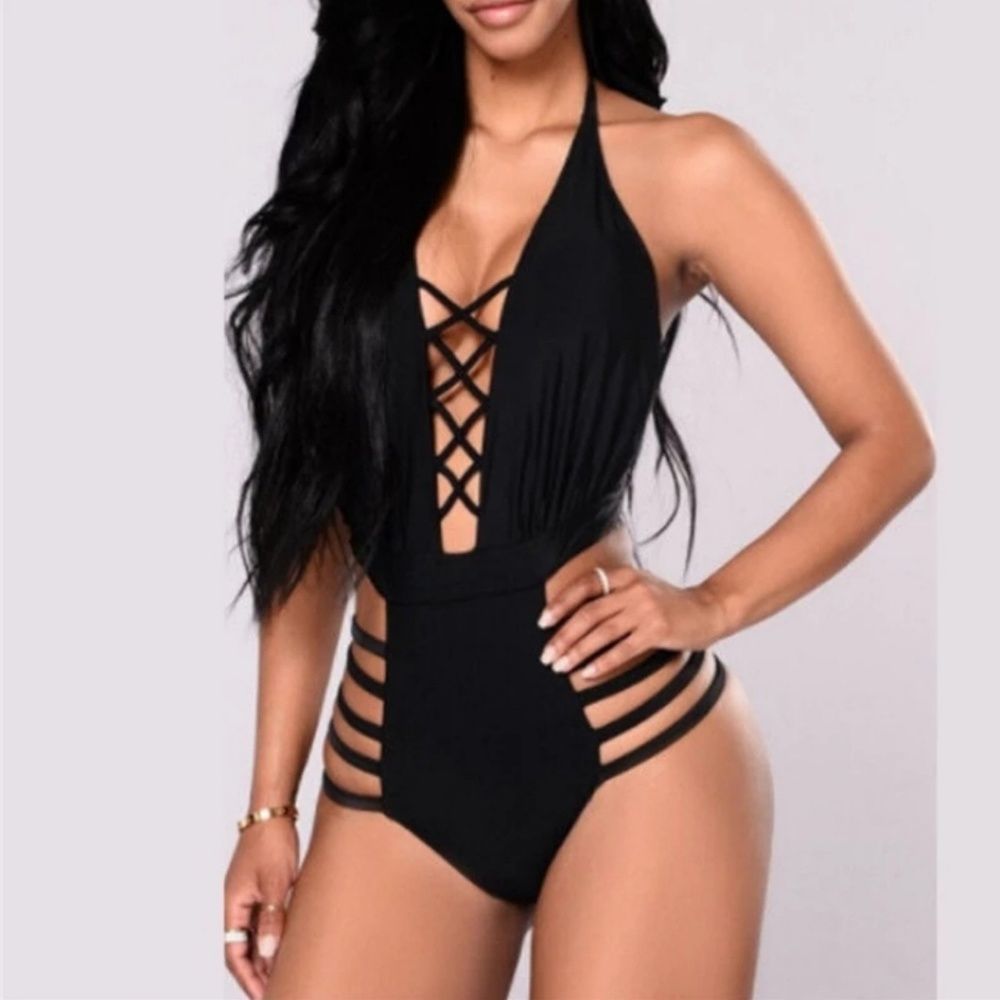 Sexy Women Hollow Out Cut Out One Piece Swims